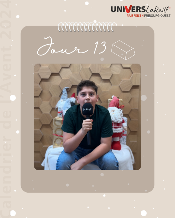 Calendrier de l'Avent 2024 - Gagnant(e) du Jour 13