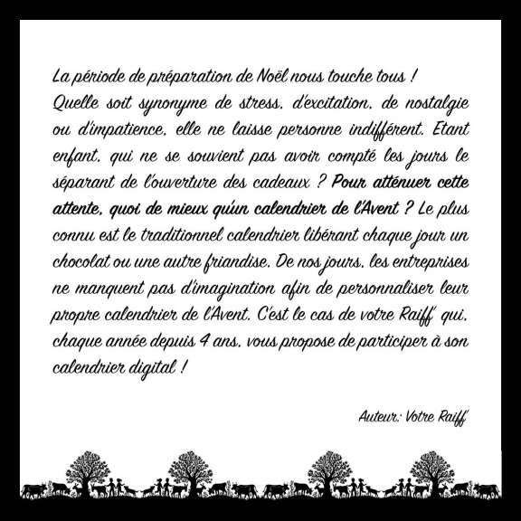 Calendrier de l'Avent 2024 - Gagnant(e) du Jour 24
